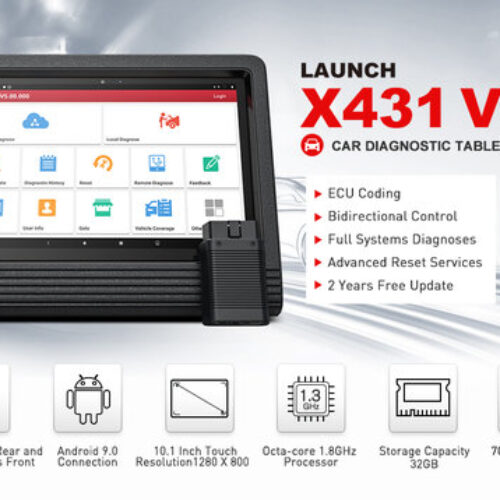 Launch X431 V+ 4.0 + HD3 Wifi / Bluetooth-Diagnose-Tool für schwere Nutzfahrzeuge