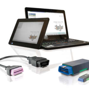 The PKW Diagnosestation mega macs PC by GUTMANN.