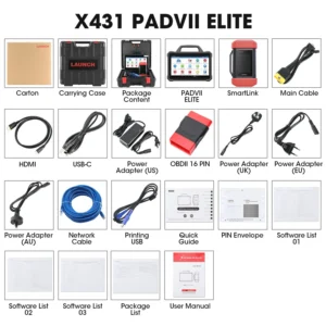 Launch X431 PAD VII Pad 7 ELITE 2024 Прибор для диагностики автомобилей OBD 5 Launch X431 PAD VII Pad 7 ELITE 2024 Прибор для диагностики автомобилей OBD — изображение 3