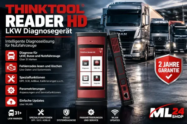 thinktool-reader-hd-lkw-diagnosegeraet THINKTOOL READER HD LKW Diagnosegerät für Nutzfahrzeuge und Busse