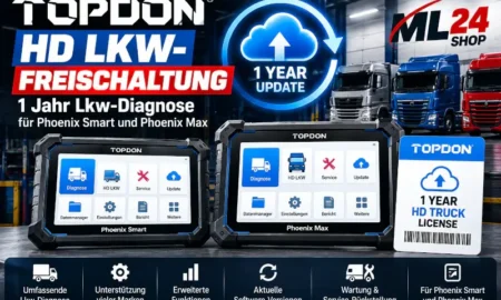TOPDON HD LKW-Freischaltung 1 Jahr für Phoenix Smart und Phoenix Max Diagnosegeräte