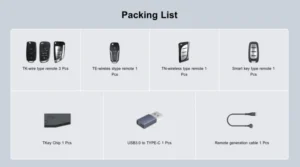 TKey 101 Universal Smart Key with 6 remote control units 6 TKey 101 Universal Smart Key with 6 remote control units - Image 3