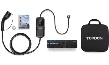 TOPDON PulseQ AC Portable mobiles Ladegerät 3,7 kW mit Typ-2-Stecker