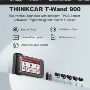 THINKCAR T-Wand 900 OBD2 Diagnostic Tool incl. TPMS/RDKS Function! Demonstration Unit! Lifetime Free Updates 5 THINKCAR T-Wand 900 OBD2 Diagnostic Tool incl. TPMS/RDKS Function! Demonstration Unit! Lifetime Free Updates - Image 3
