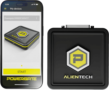 smartphone-and-powergate-tool Alientech Powergate4