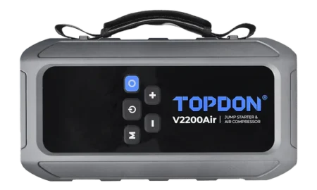 TOPDON V2200Air Jump Starter mit Reifenkompressor 2200A