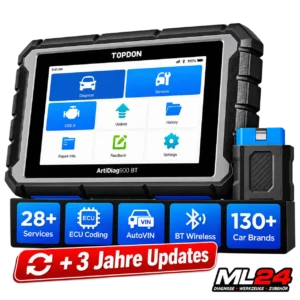 TOPDON ArtiDiag900 BT Diagnosegerät mit 3 Jahren Updates