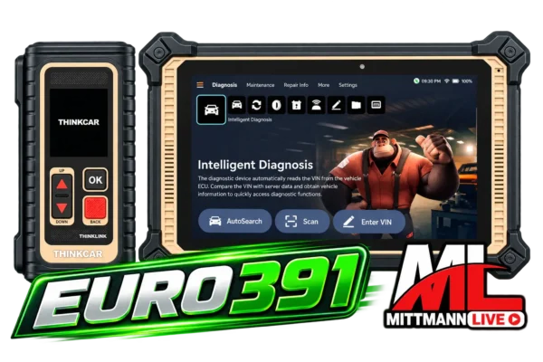 THINKCAR Euro 391 – Professional Diagnostic Tool | ML24 THINKCAR Euro 391 Diagnostic Tool for Professional Vehicle Diagnostics