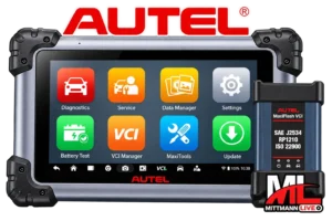 Autel Diagnostic Tool with MaxiFlash VCI J2534 for Professional Vehicle Diagnostics