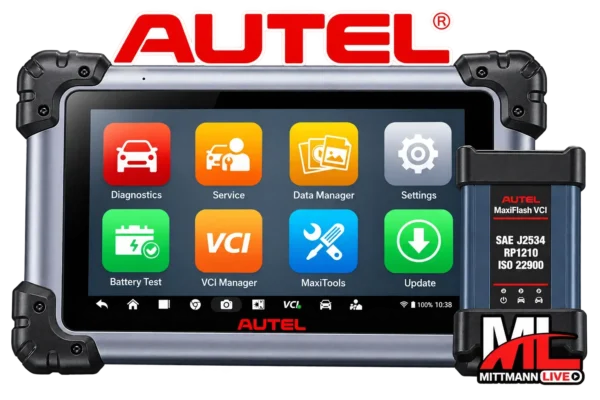 Autel Diagnostic Tool with MaxiFlash VCI J2534 | ML24 Autel Diagnostic Tool with MaxiFlash VCI J2534 for Professional Vehicle Diagnostics