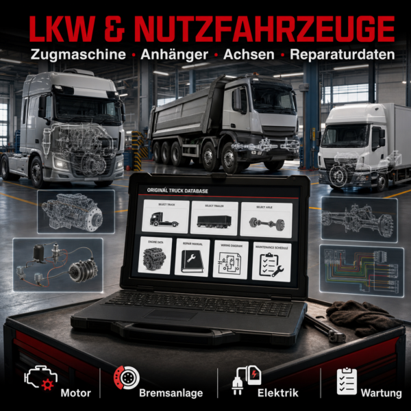 Reparatur Datenbank PKW + LKW (Nutzfahrzeuge) Vollversion 1 06 lkw nutzfahrzeuge reparaturdaten