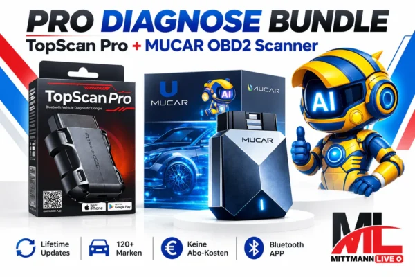 TopScan Pro и MUCAR OBD2 Scanner – профессиональный диагностический комплект