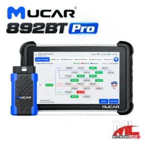 MittmannLive 35 MUCAR 892BT Pro Diagnosegerät mit Systemtopologie