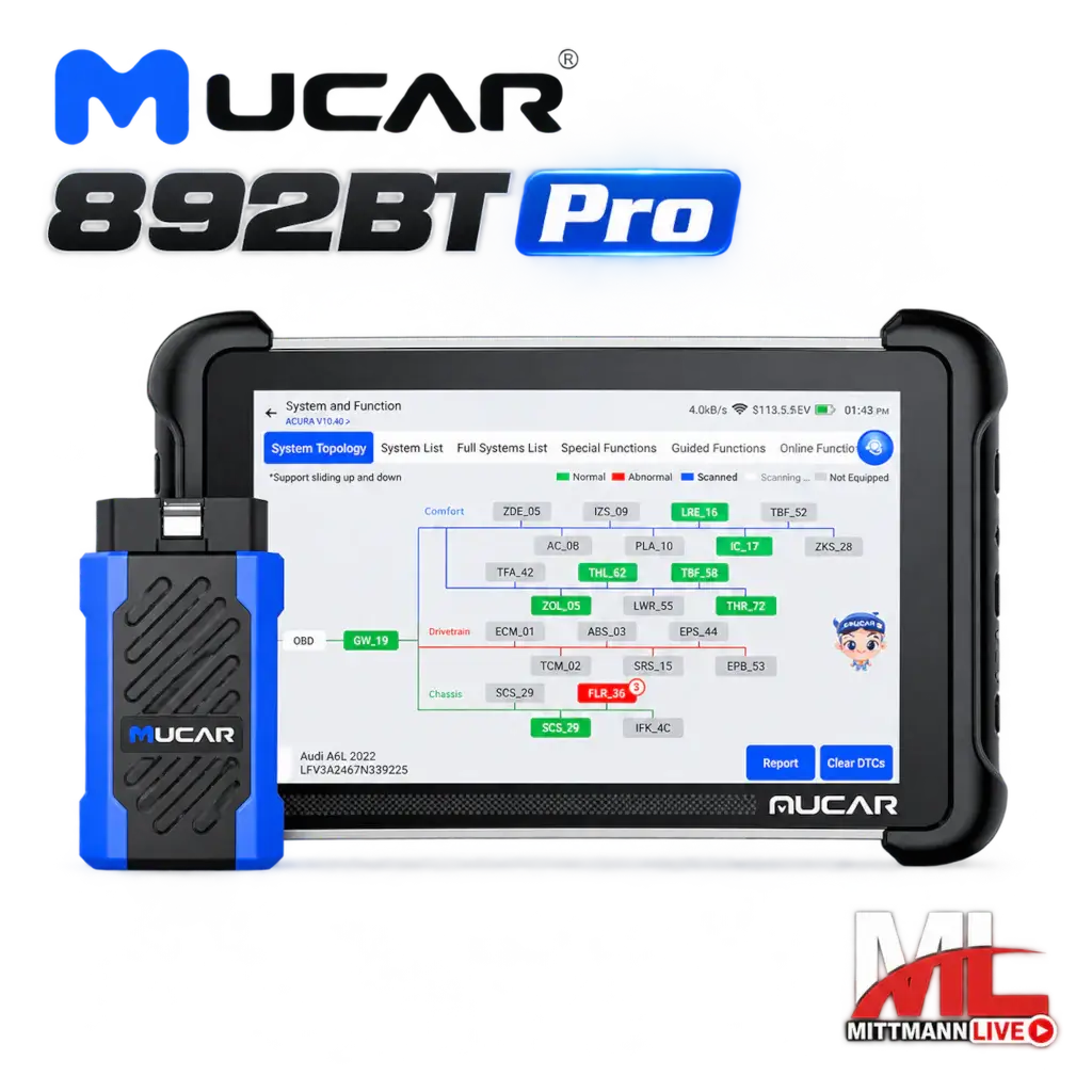 MittmannLive 1 MUCAR 892BT Pro