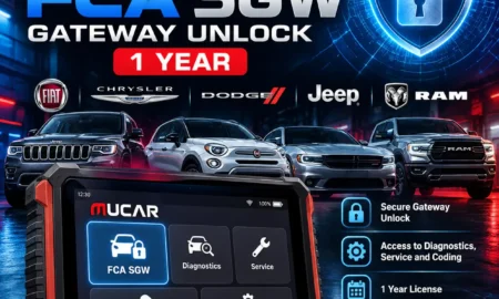 MUCAR FCA SGW Gateway Unlock 1 Year for Fiat, Chrysler, Dodge, Jeep and RAM