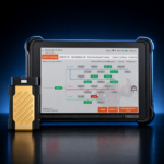 THINKCAR THINKSCAN 689BT Pro mit goldfarbenem J2534-VCI im OBDWelt-Studio