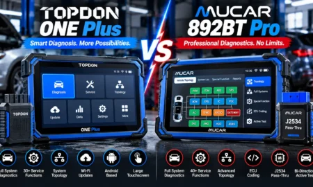 TOPDON ONE Plus vs MUCAR 892BT Pro diagnostic tablet comparison